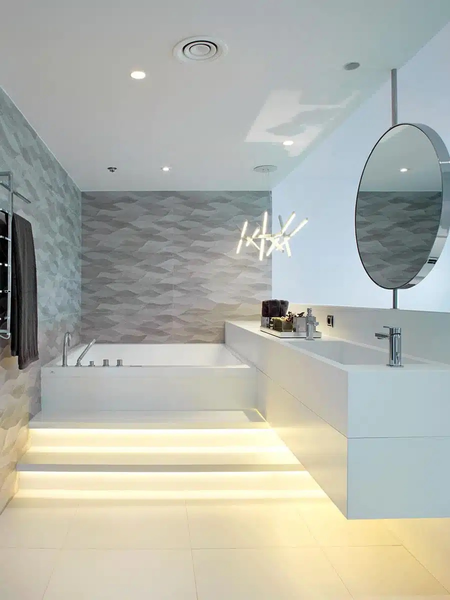 Thiết kế bồn tắm cho phòng tắm sang trọng | Trọng Interior