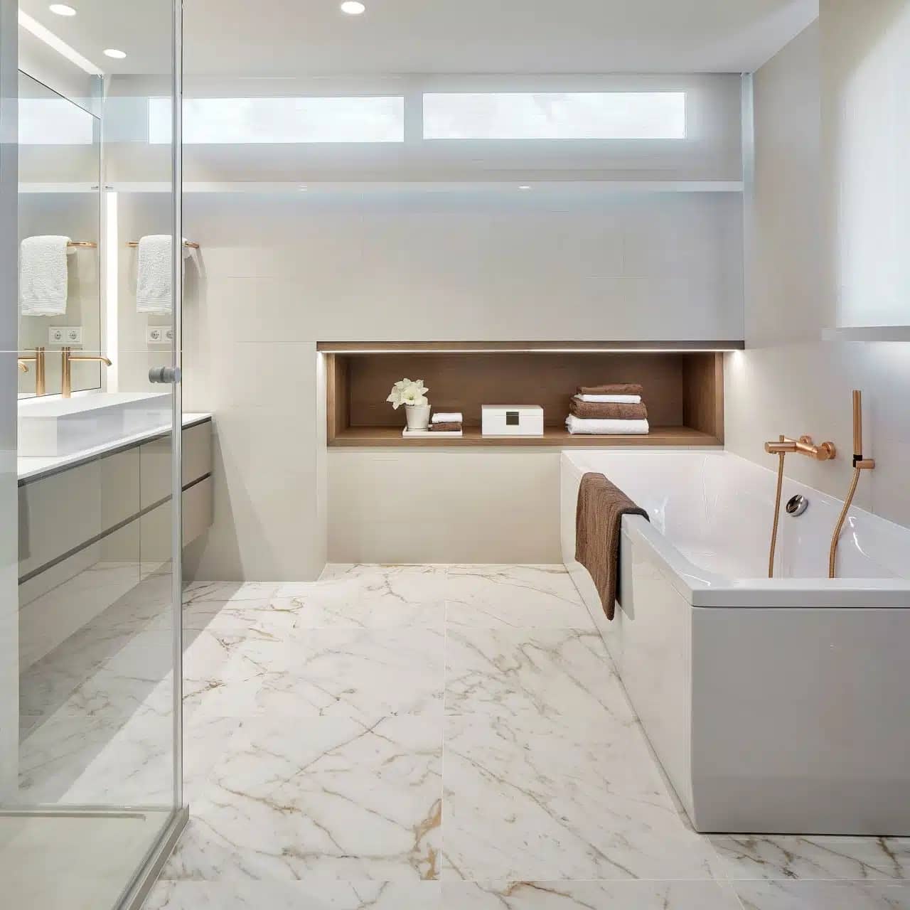 Thiết kế phòng tắm cho ngôi nhà hiện đại - Trọng Interior