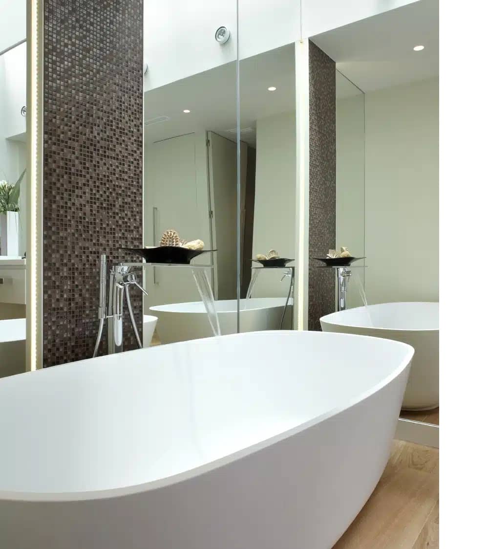 Trang trí toilet bằng gương | Trọng Interior