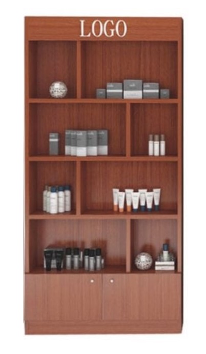 Tủ kệ trưng bày sản phẩm bằng gỗ nhiều ngăn để bán hàng KTB5