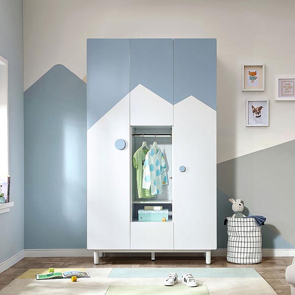 Tủ quần áo gỗ sồi nhỏ gọn