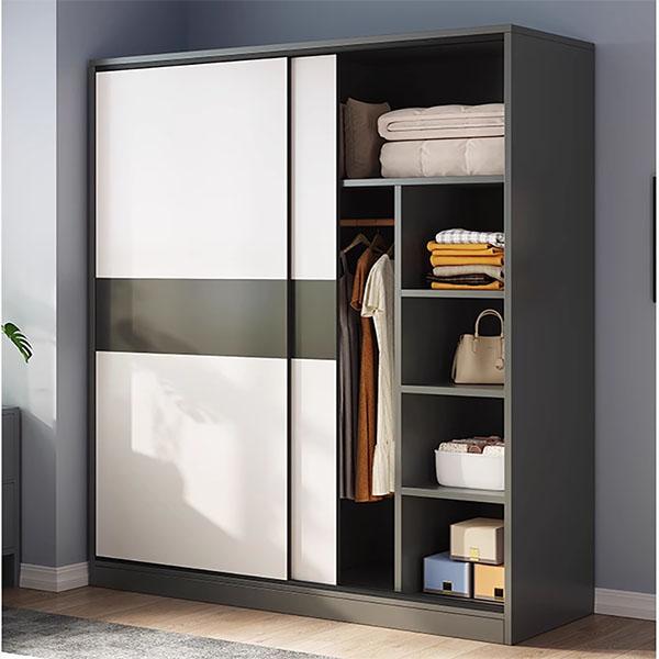 Tủ áo 2 cánh lùa hiện đại