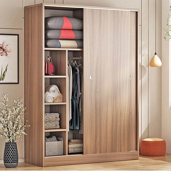 Tủ áo gỗ công nghiệp cánh lùa sang trọng T22