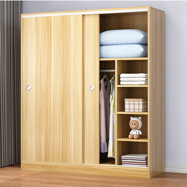 Tủ quần áo gỗ sồi tự nhiên