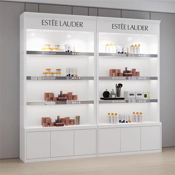 Mẫu tủ trưng bày mỹ phẩm hiện đại đẹp KTB1
