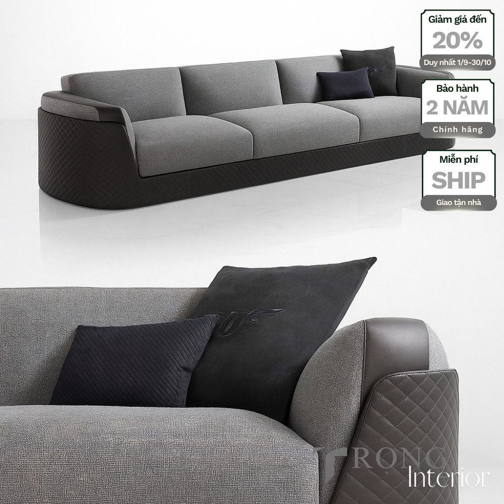 ghe-sofa-bang-3-cho-ngoi-vai-lanh-xam-ghi-dang-thap-boc-ghe-den-sp3-00988-trong-interior