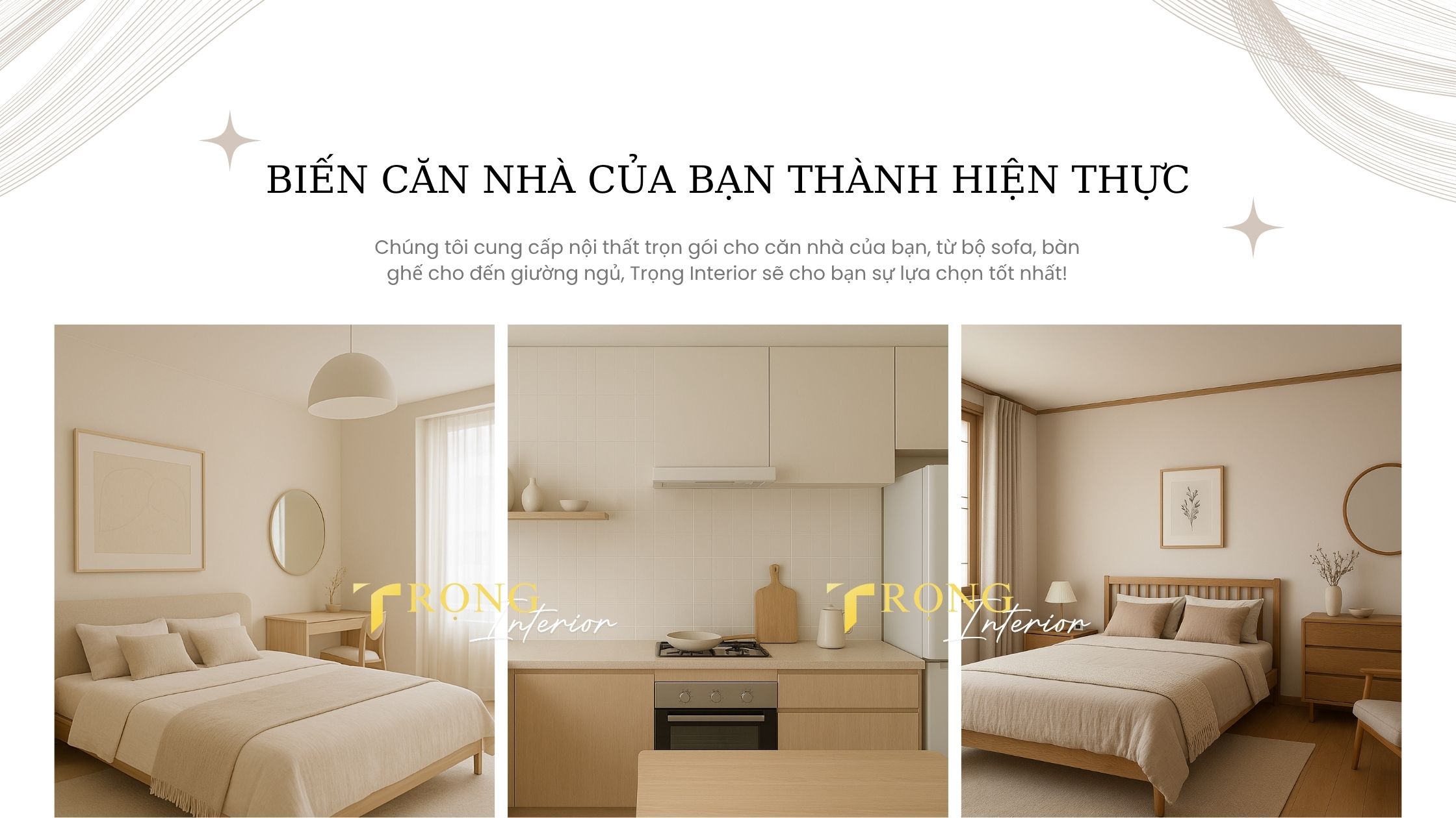 cung cấp nội thất trọn gói cho căn nhà của bạn _ trọng interior